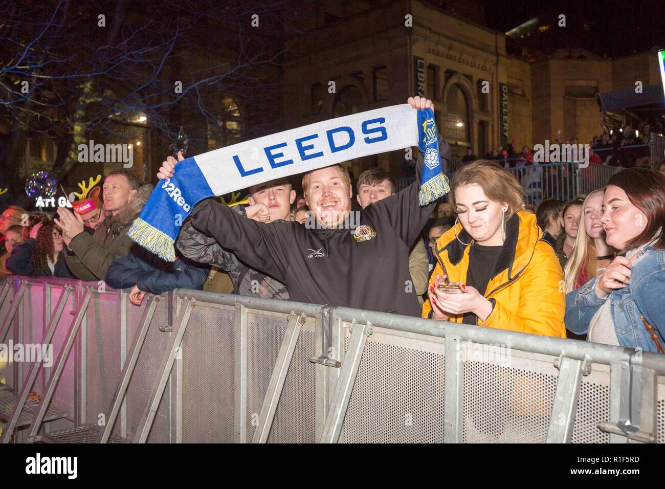 Picture by Chris Bull 8/11/18 Leeds Christmas lights switch on 2018 www.chrisbullphotographer