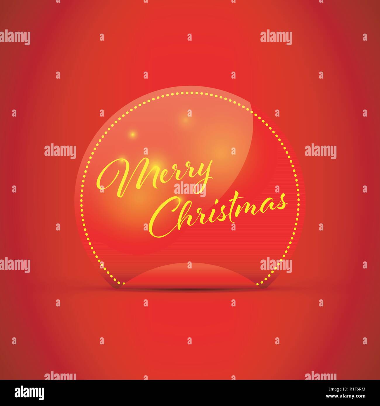merry Christmas peeling sticker Stock Vector
