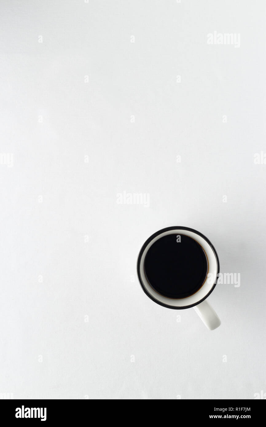 minimalistische Kaffeetasse Stock Photo