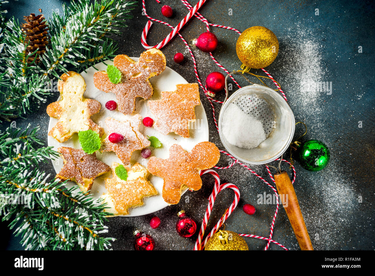Creative Idea For Xmas Breakfast Funny Christmas Pancakes In Form