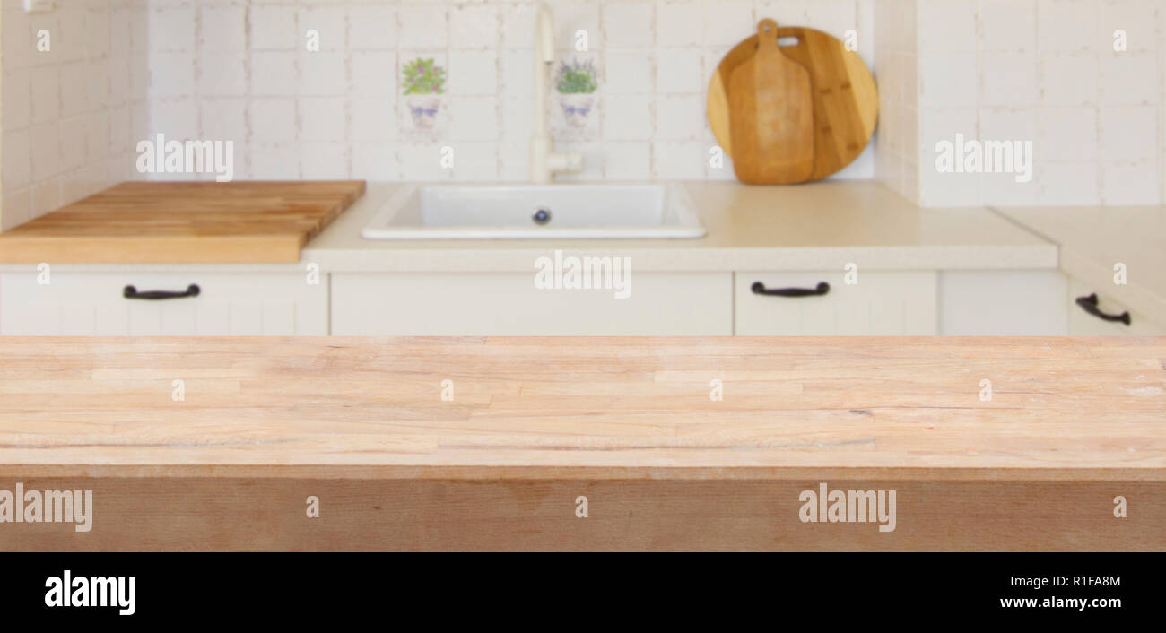 Kitchen table top Stock Photo - Alamy