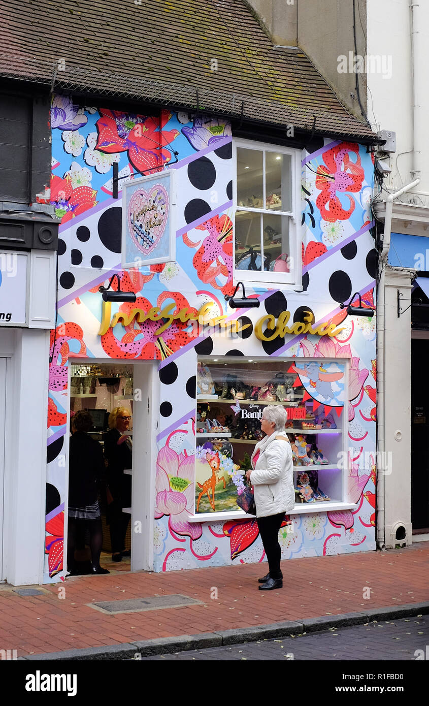 Irregular Choice funky shoe and fashion boutique shop in Bond