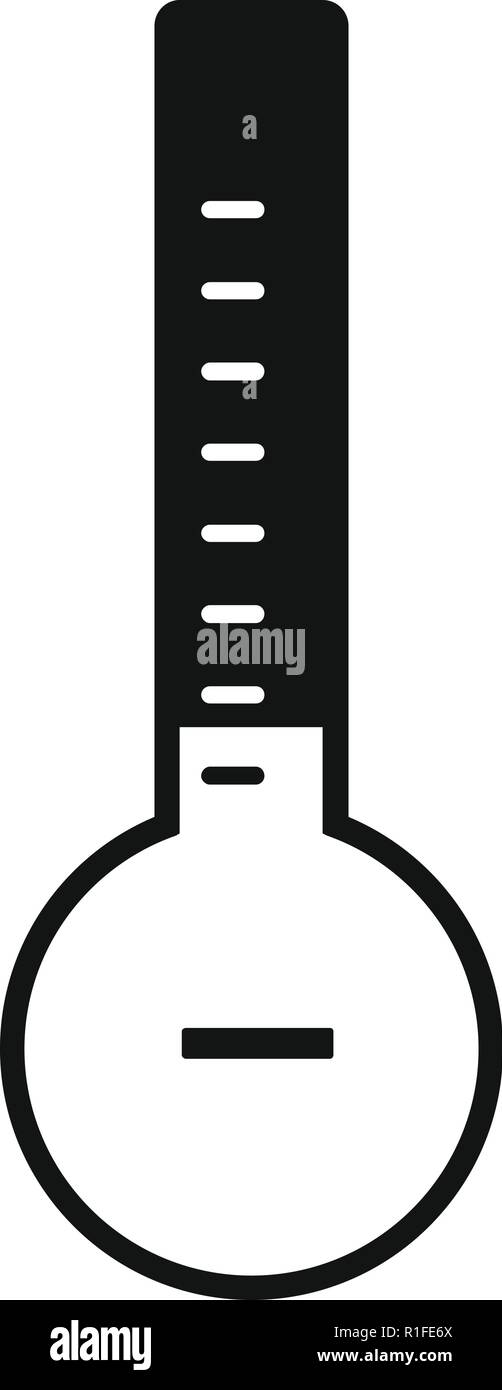 Thermometer cold icon. Simple illustration of thermometer cold vector ...