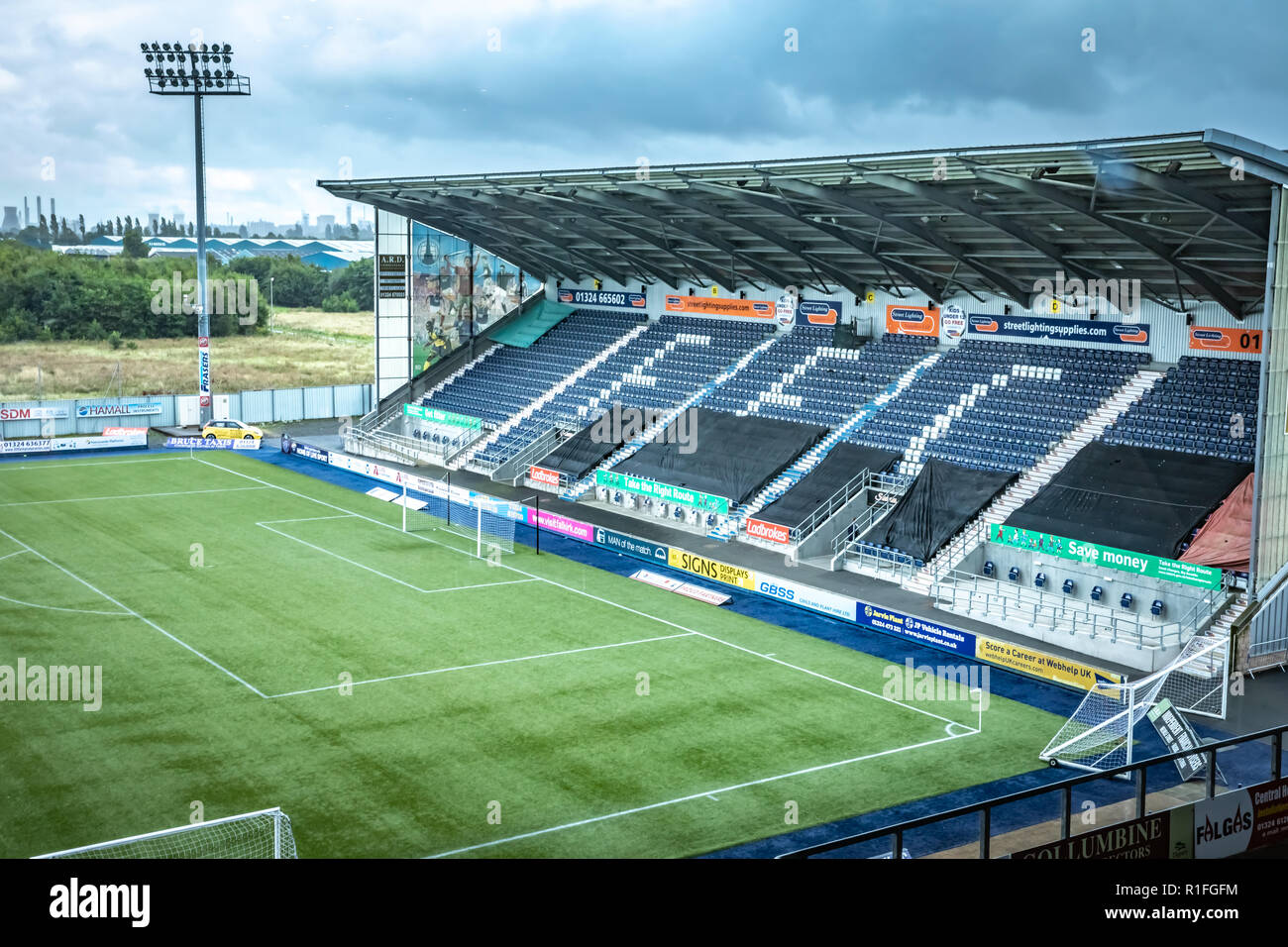 FALKIRK, SCOTLAND SEPTEMBER 10, 2017 Falkirk Stadium, Scotland
