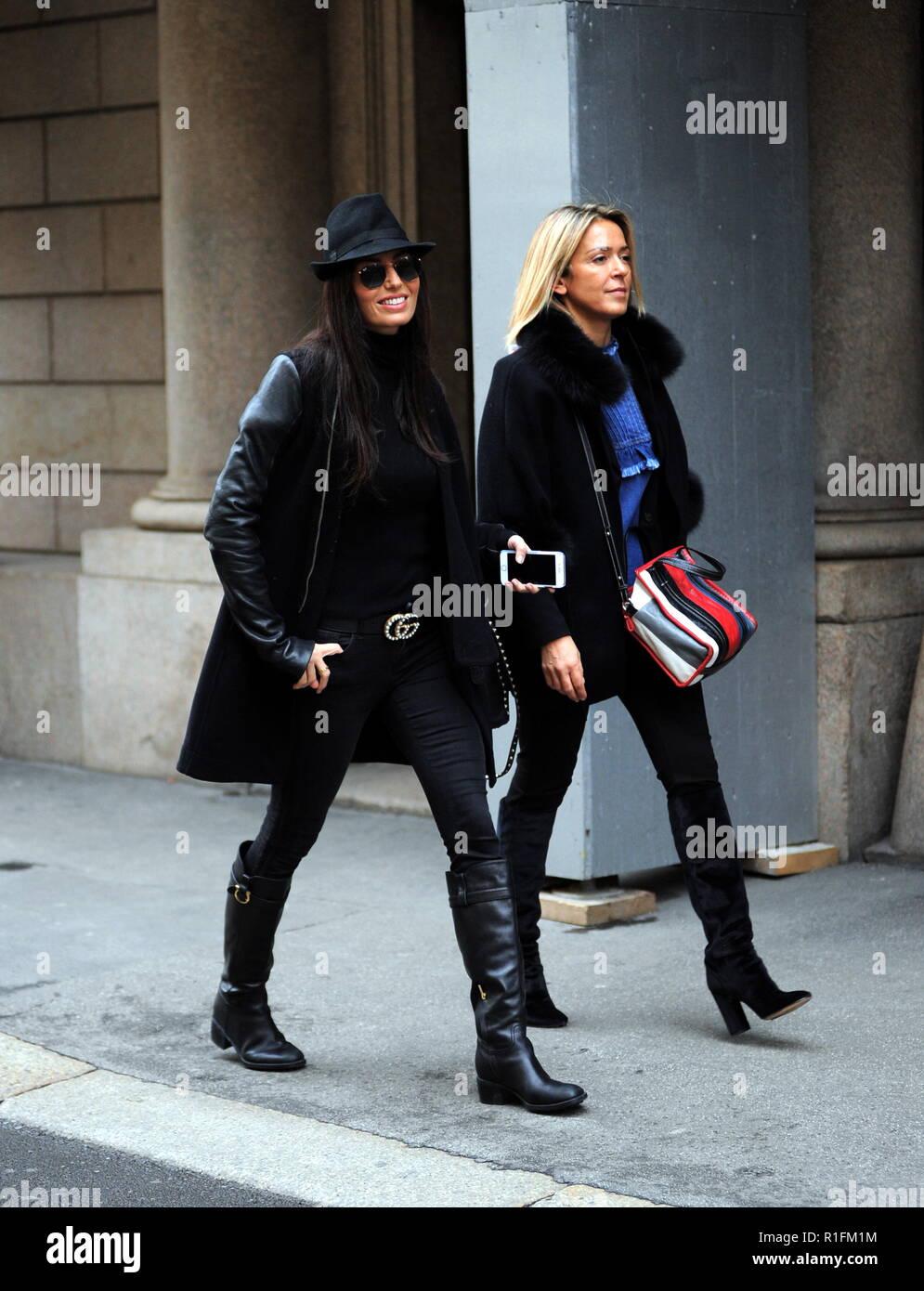 * EXCLUSIVE SPECIAL FEE * Milan, Elisabetta Gregoraci in the shopping