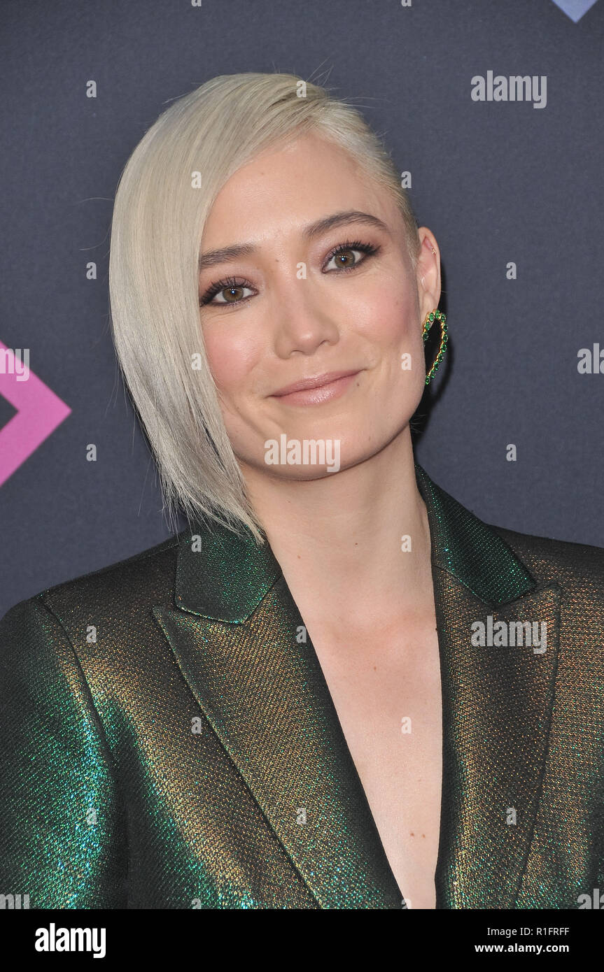 Santa Monica, California, USA. 11th November, 2018. Pom Klementieff at E! People's Choice Awards held at the Barker Hangar in Santa Monica, CA on Sunday, November 11, 2018. Photo by PRPP / PictureLux Credit: PictureLux / The Hollywood Archive/Alamy Live News Stock Photo