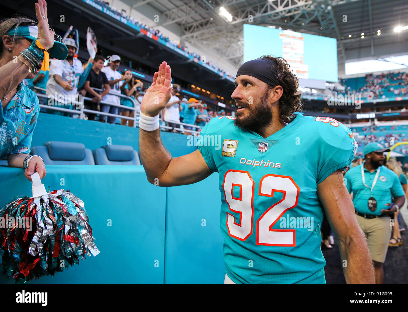 Miami Gardens Florida Usa 4th Nov 2018 Miami Dolphins Long