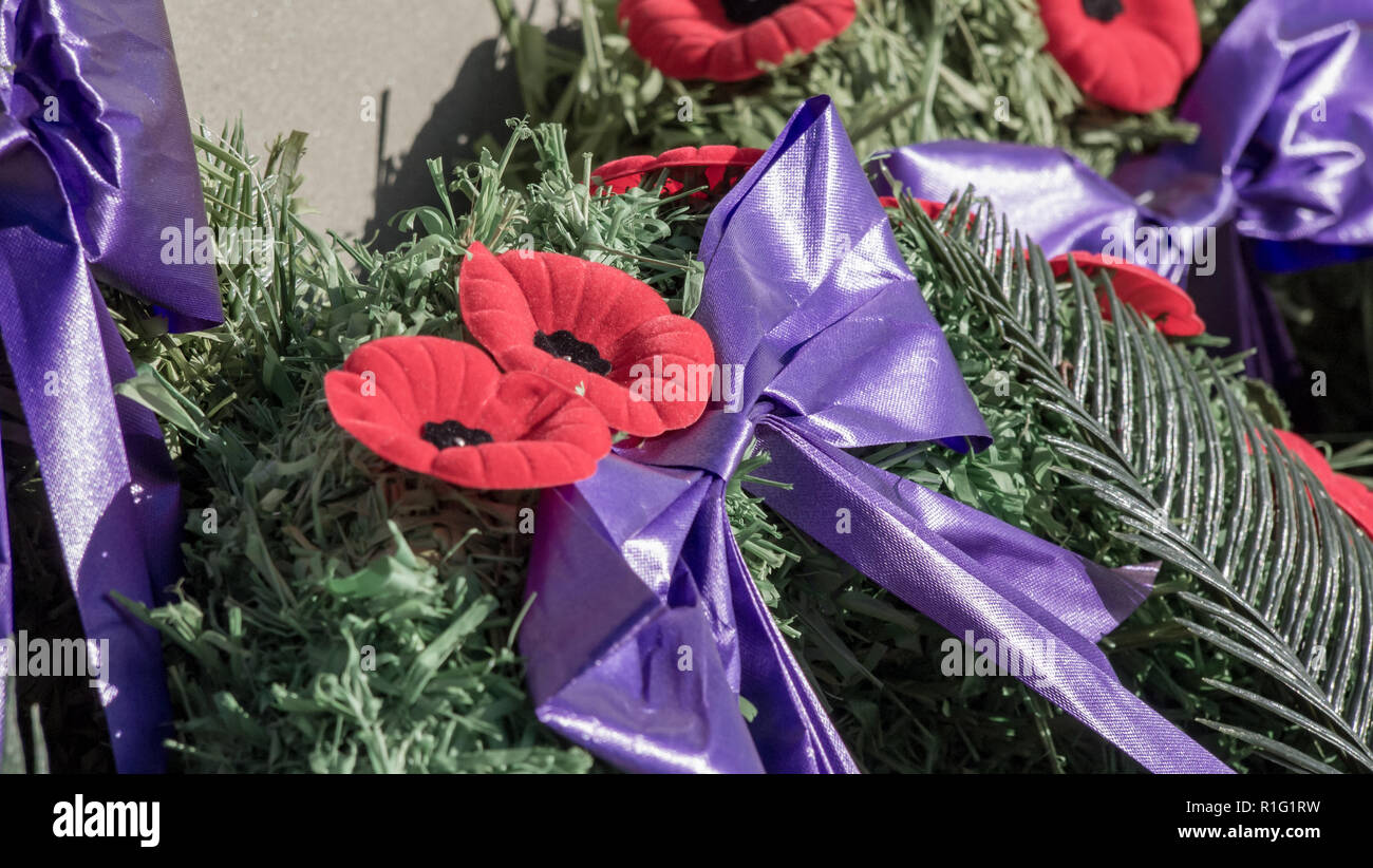 Remembrance day in Halifax Nova Scotia Stock Photo