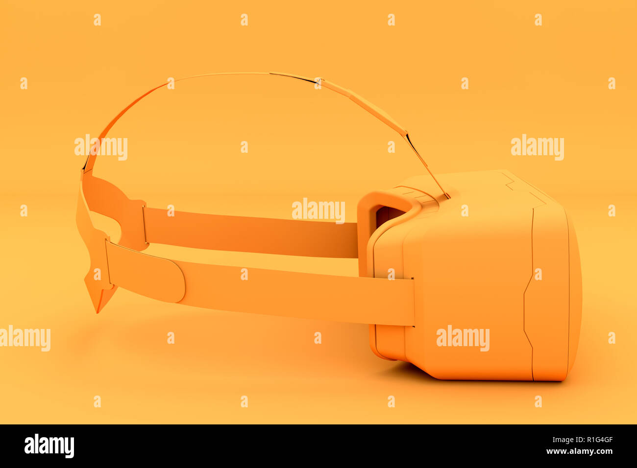 VR Goggles in one tone color Stock Photo Alamy