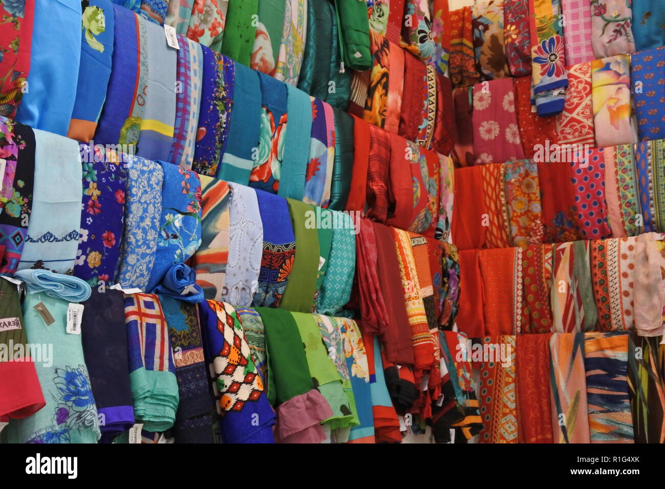 Ethnic batik seamless pattern in store Stock Photo