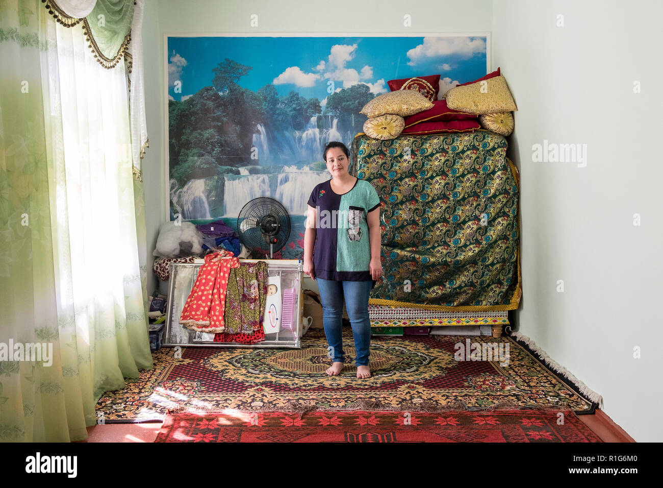 Uzbekistan, Bukhara, woman, portrait Stock Photo Alamy