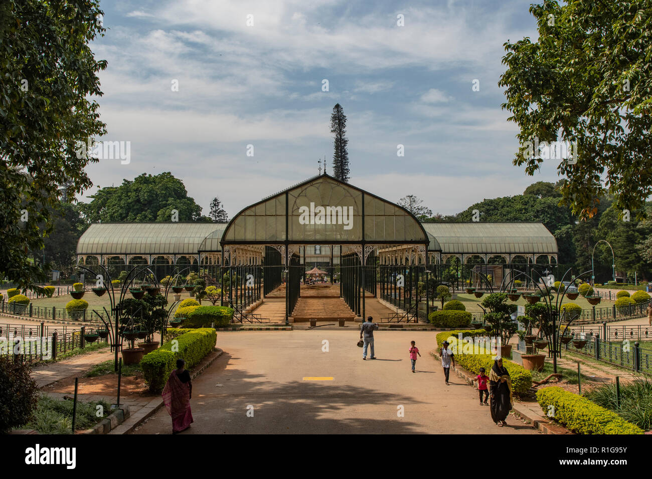 Lal Bagh Botanical Gardens, Bangalore, Karnataka, India Stock Photo