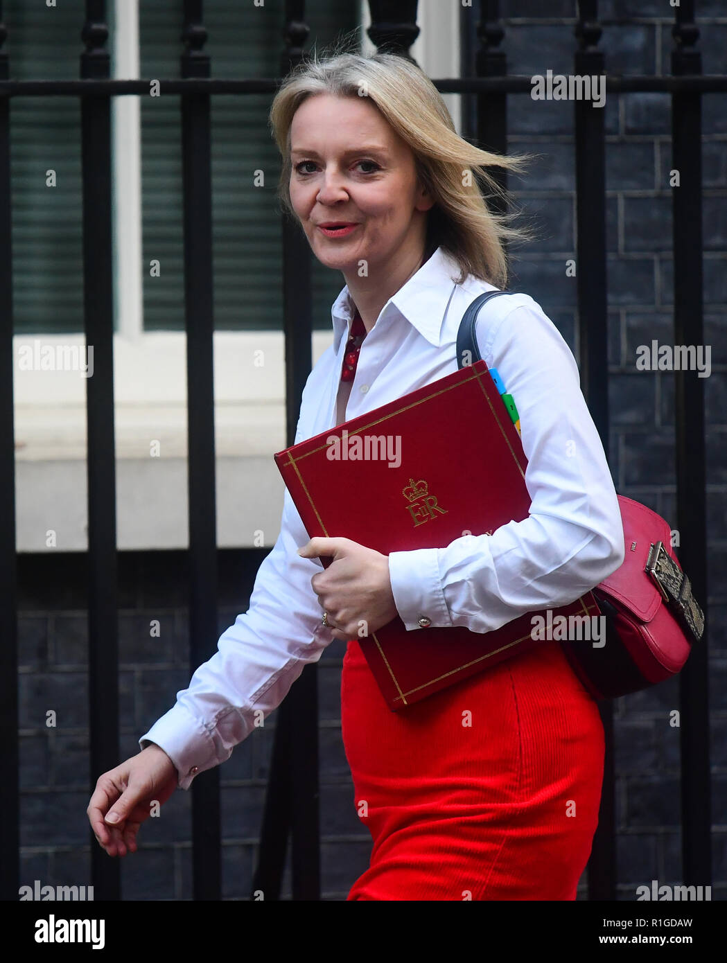 Chief Secretary To The Treasury Liz Truss Arrives In Downing Street London For A Cabinet 