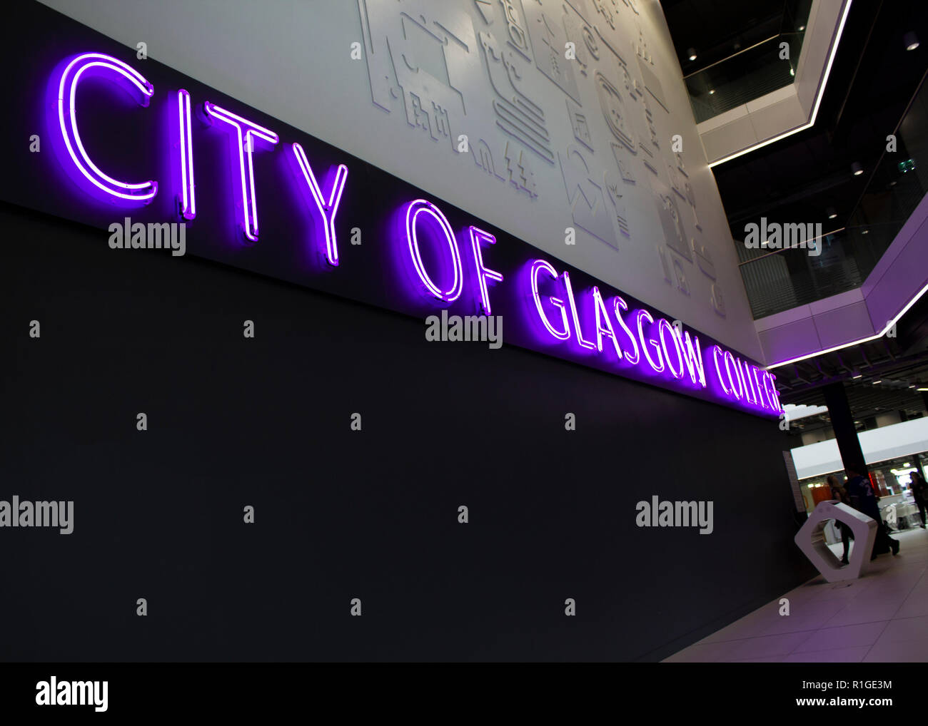City Of Glasgow 2nd Floor Entrance, Glasgow, UK Stock Photo