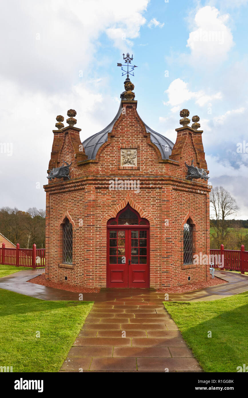 The Belvedere, Queen Elizabeth walled garden, Dumfries House, Cumnock
