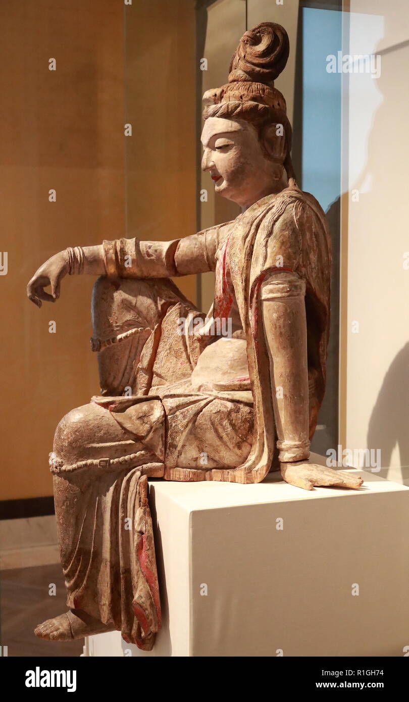 Guanyin at the British Museum, London, UK Stock Photo