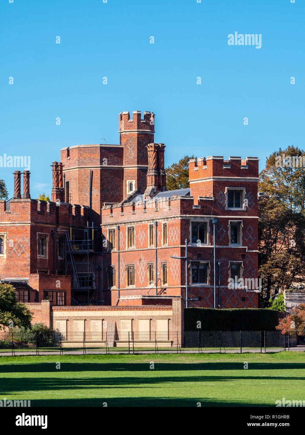 Playing fields of Eton, Eton College School, Eton, NR Windsor, Berkshire, England, UK, GB. Stock Photo