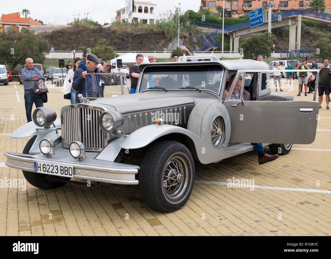 Classic US car. US classic car meeting in Fuengirola, Málaga, Spain. Stock Photo