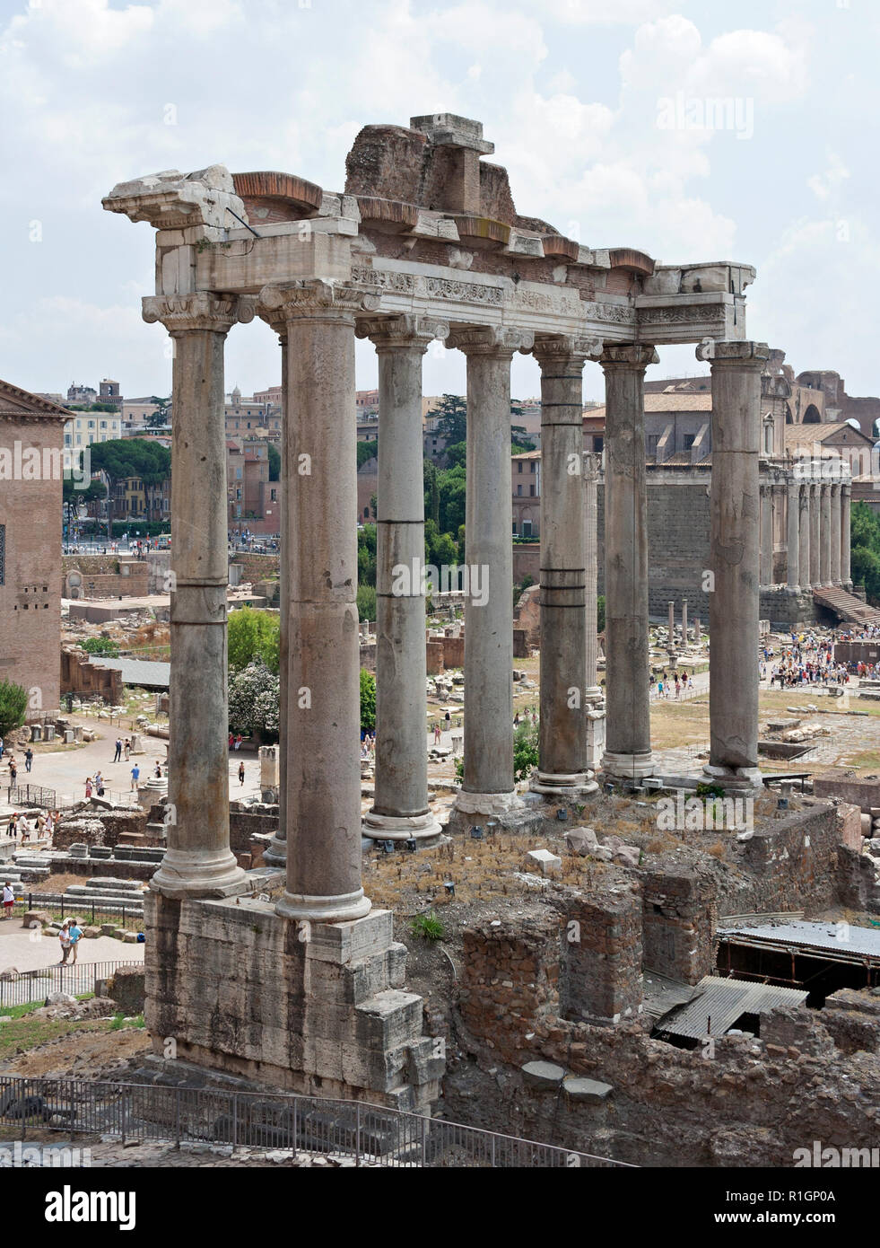 Ancient Roman Ruins Stock Photo - Alamy