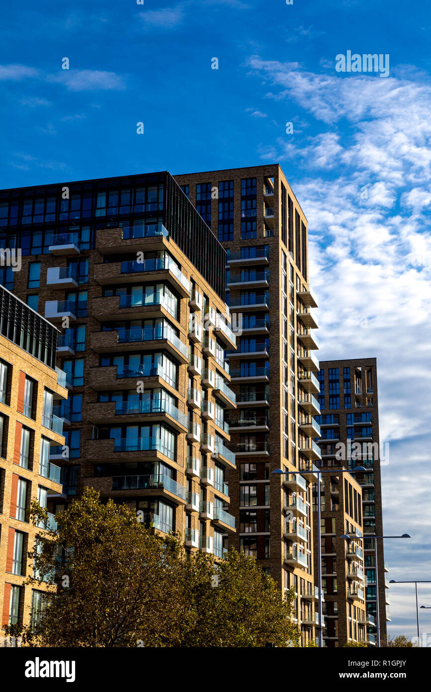 New Berkeley Homes apartment development in Royal Arsenal, Woolwich