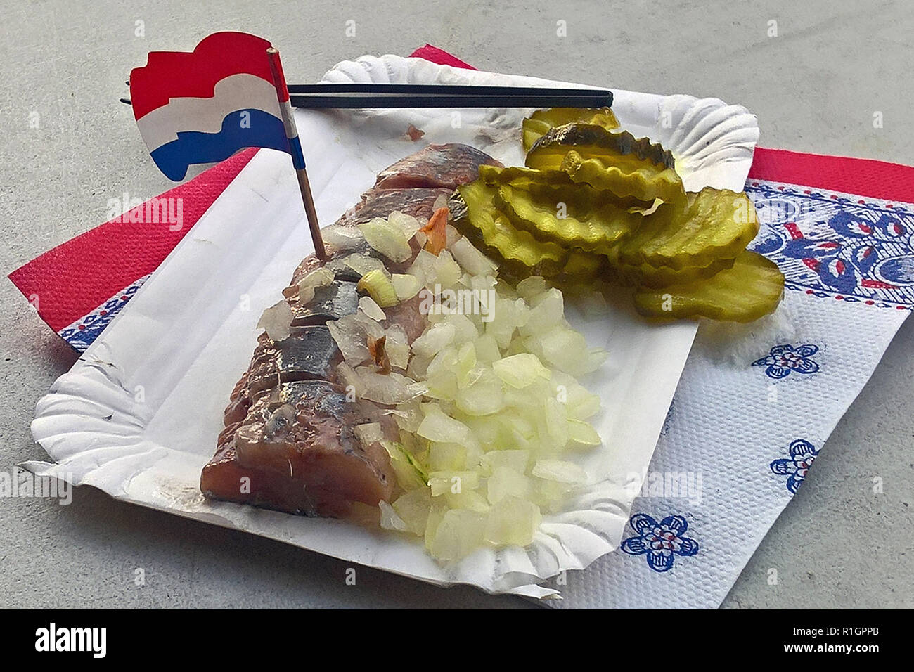 Soused herring is raw herring soaked in a mild preserving liquid. It