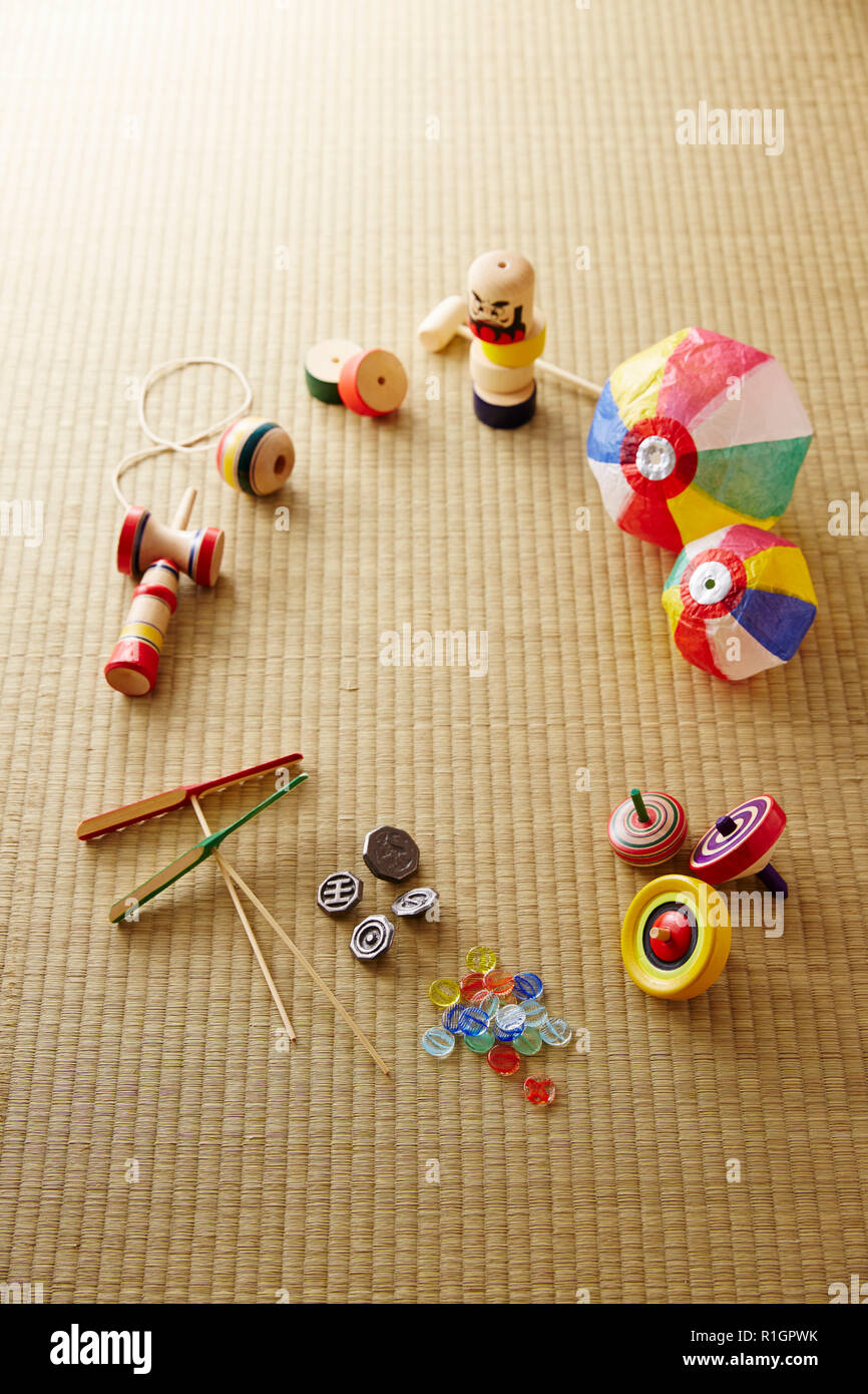 Traditional Japanese toys Stock Photo Alamy