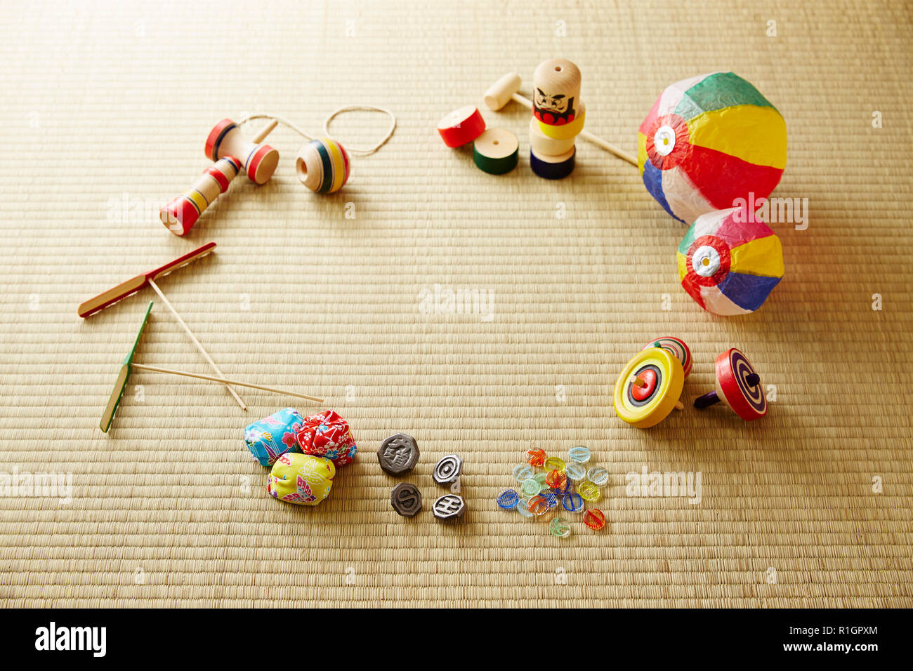 Traditional Japanese toys Stock Photo Alamy