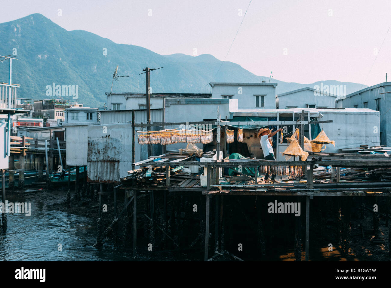 tai o hong kong Stock Photo Alamy