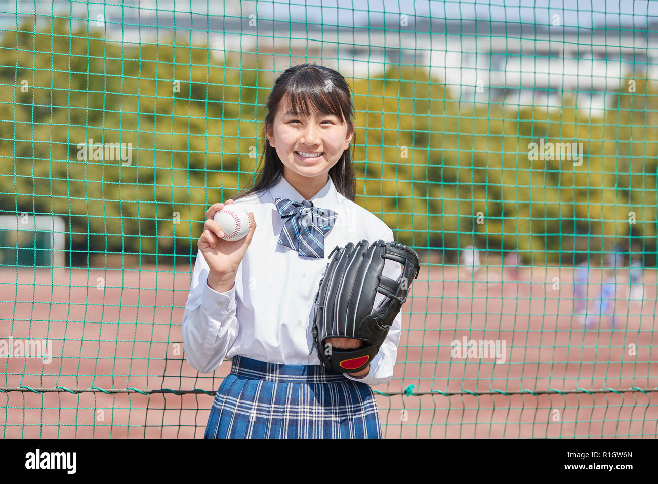 japanese junior schoolgirls Japanese junior-high schoolgirl in uniform Stock Photo - Alamy