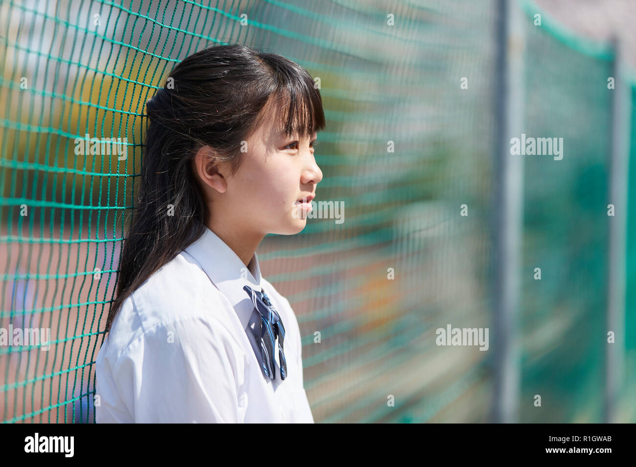 japanese junior schoolgirls Japanese junior-high schoolgirl in uniform Stock Photo - Alamy