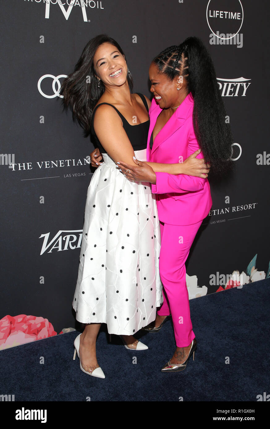 Gina Rodriguez Regina King Varietys Power Women High Resolution Stock