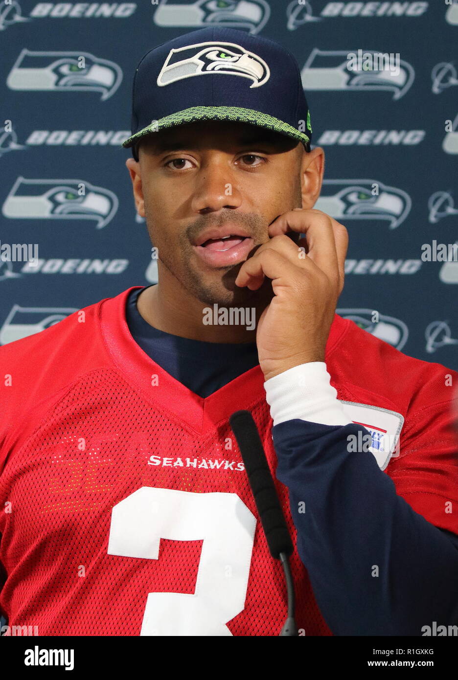 russell wilson red practice jersey