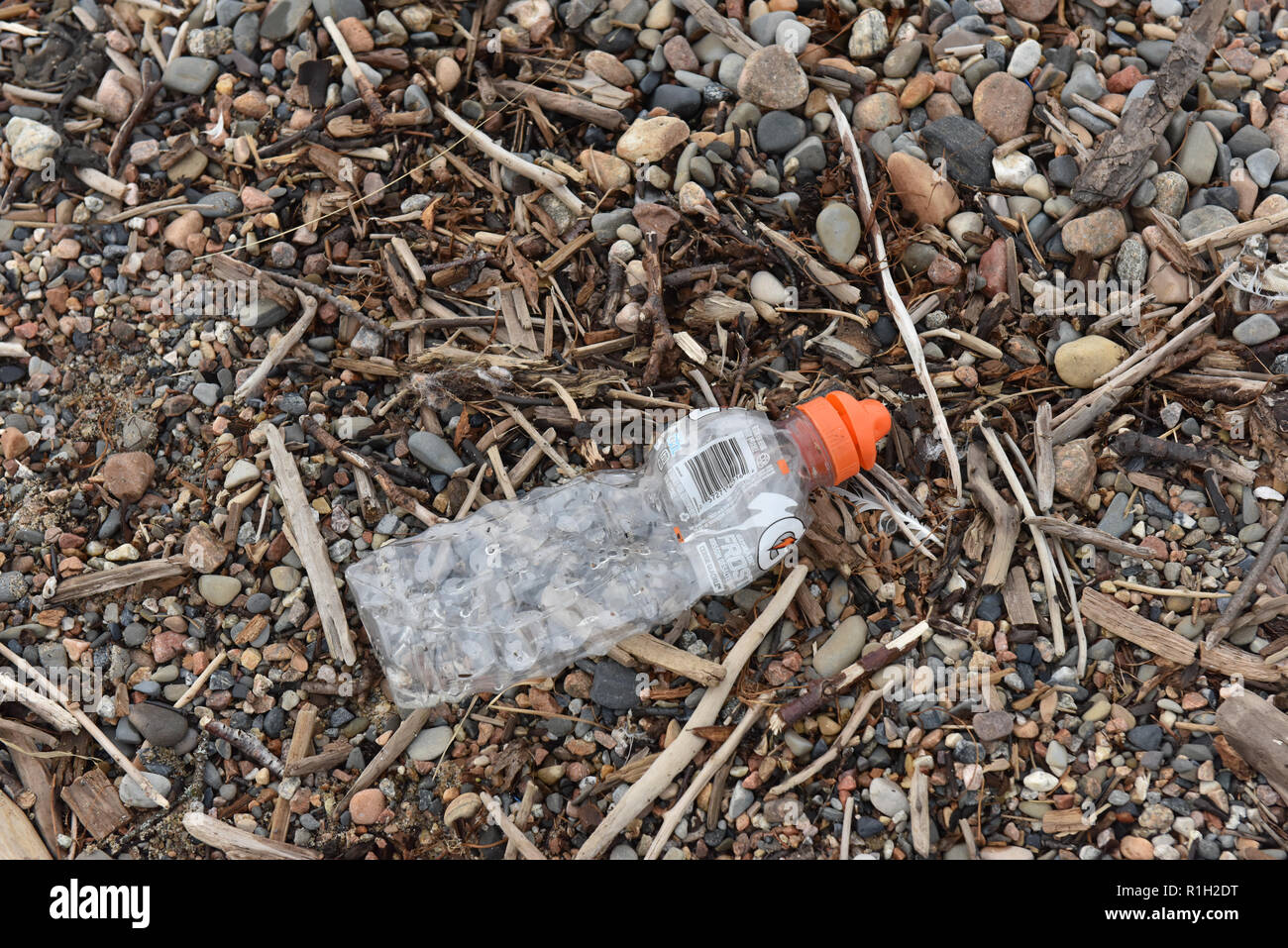 Plastic waste, Northern Quebec , Canada Stock Photo Alamy