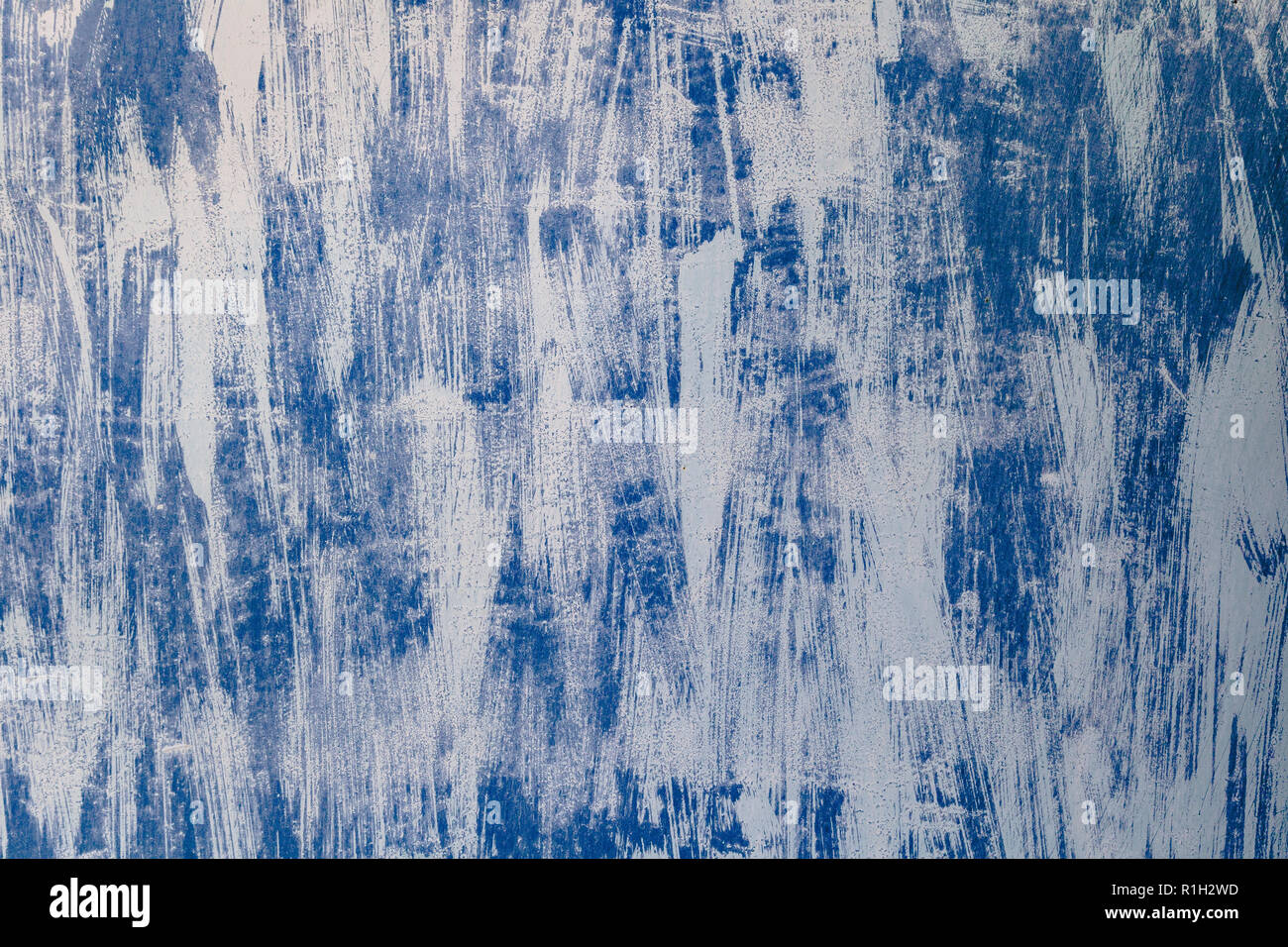 Blue metal door with weathered paint Stock Photo - Alamy