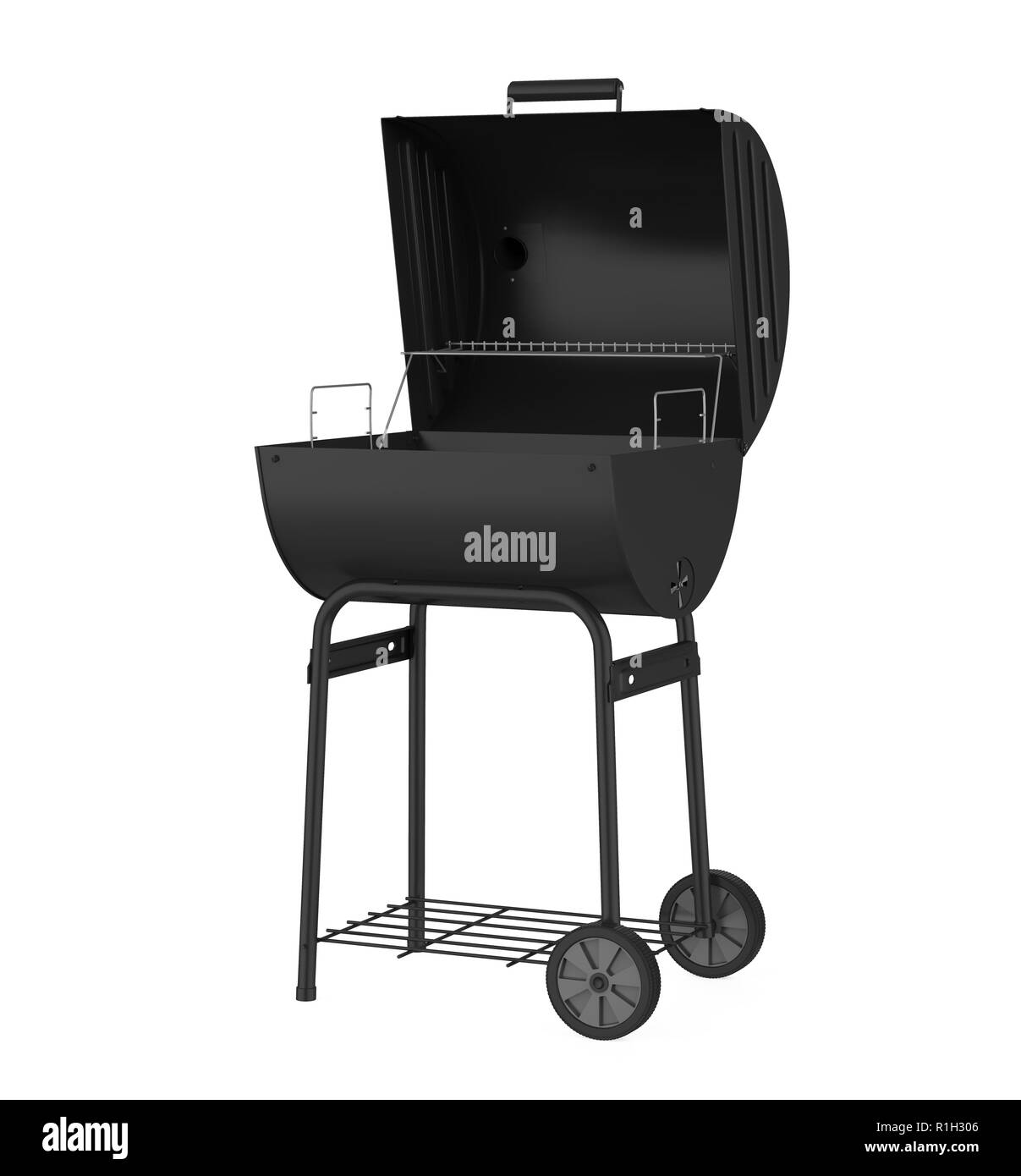 Charcoal Grill Isolated Stock Photo Alamy