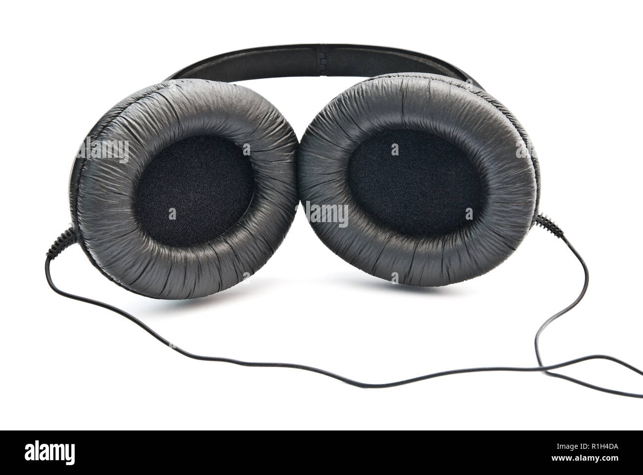 headphones isolated on a white background Stock Photo - Alamy