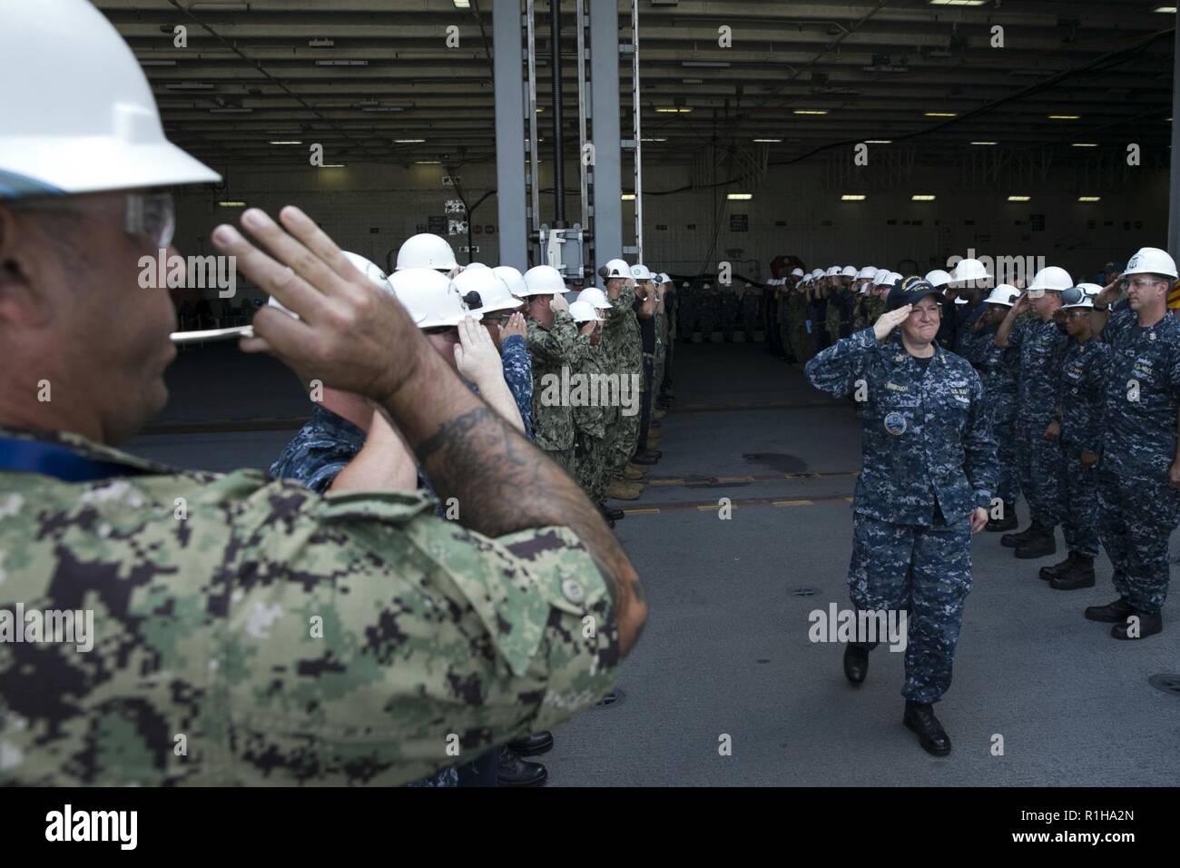 NEWPORT NEWS, Va. (Sept. 19, 2018) Master Chief Avionics Technician