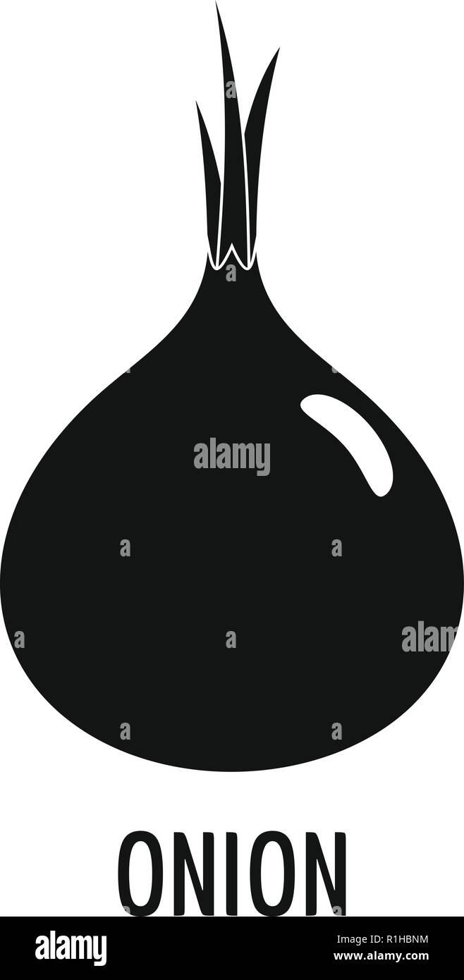 Onion icon. Simple illustration of onion vector icon for web Stock ...