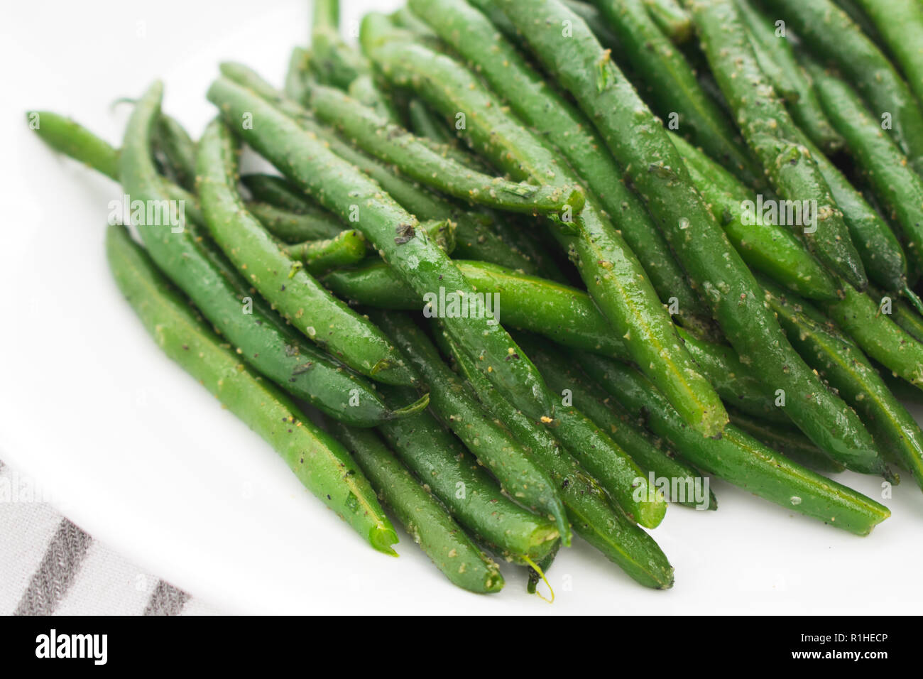 Green Beans with Tarragon Stock Photo Alamy