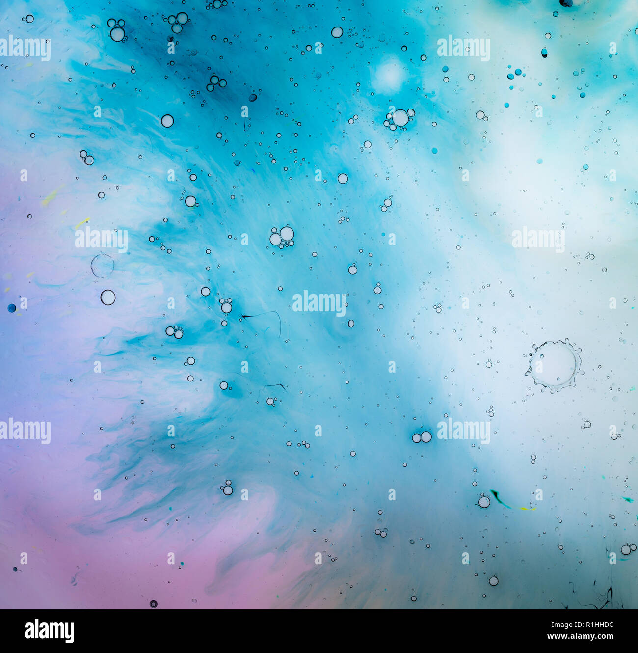 Water and paint textures aerial view, abstract background Stock Photo ...