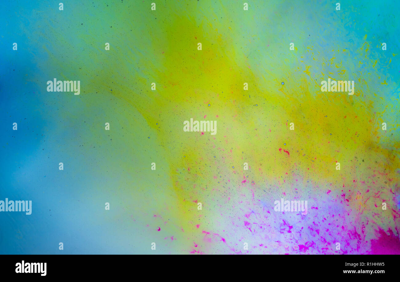 Water and paint textures aerial view, abstract background Stock Photo ...