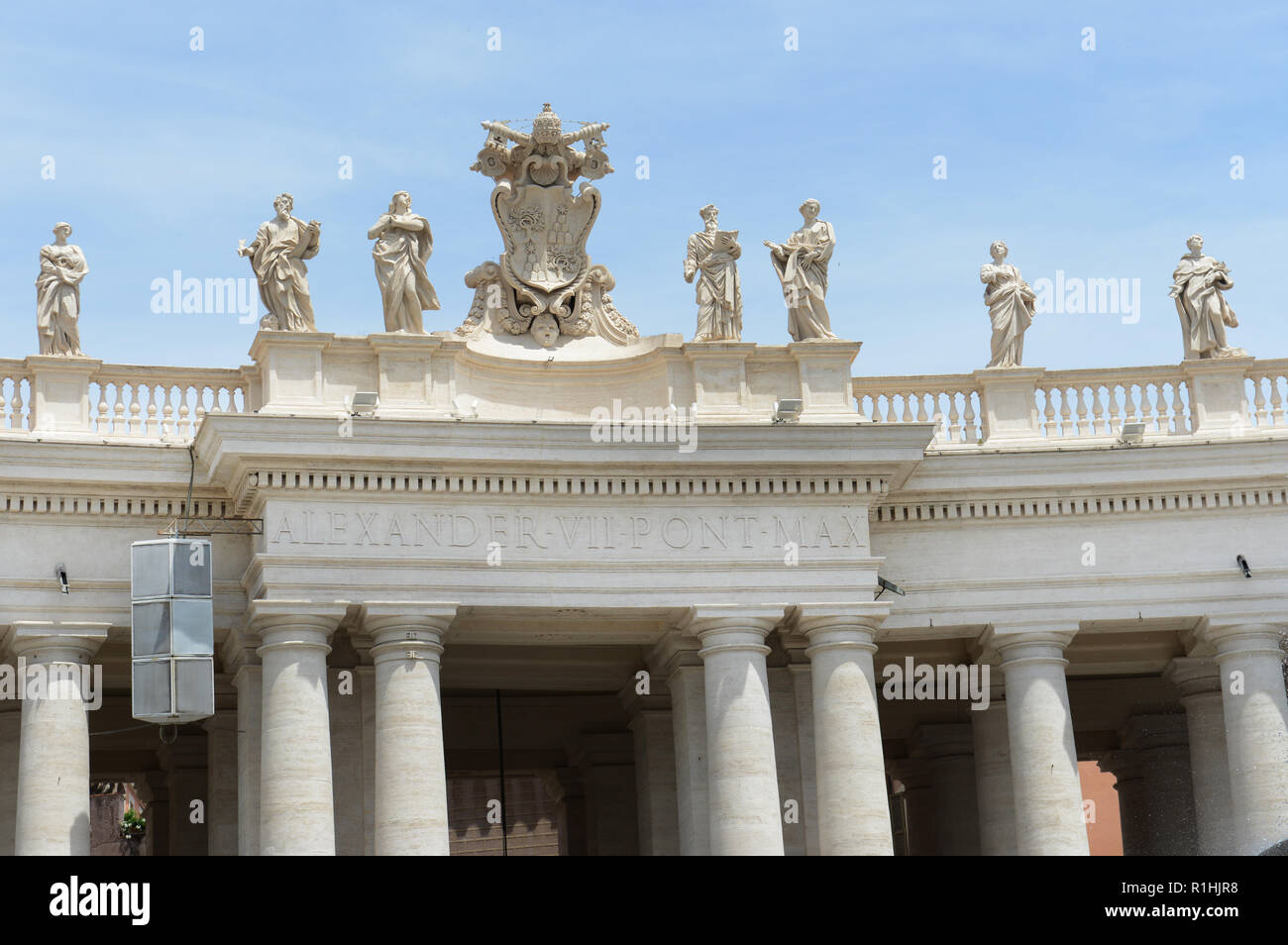 Saint Peter Basilica in the Vatican City. Stock Photo