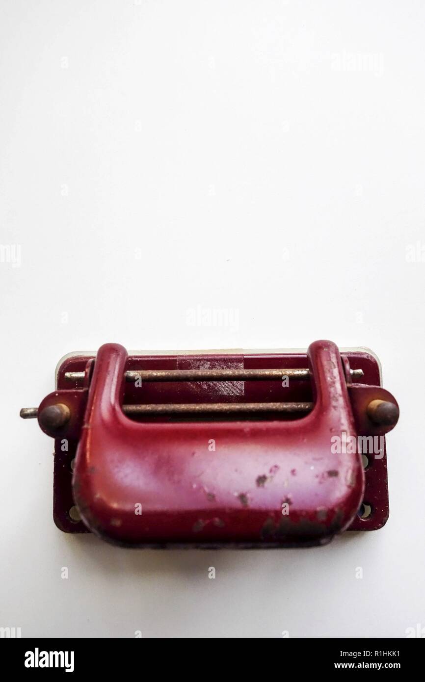 Old Hole Puncher Stock Photo Alamy