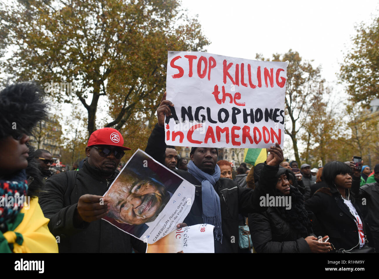 November 10, 2018 - Paris, France: Africans living in France