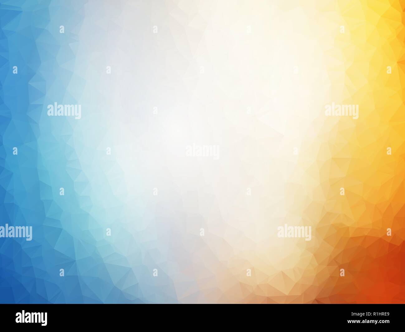 cool orange blue summer geometric wallpaper Stock Vector