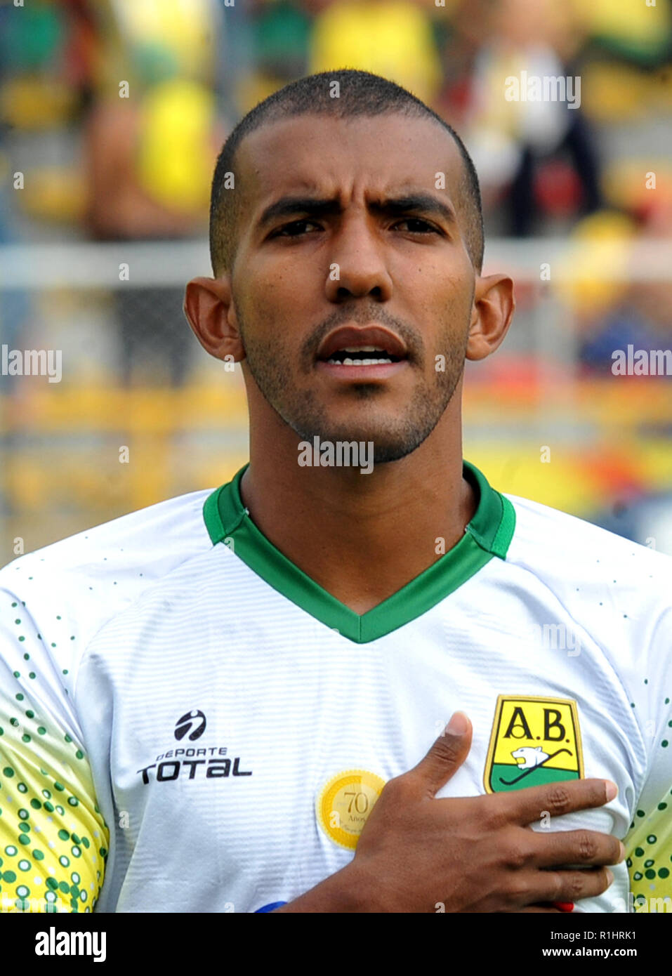 Colombia League Liga Aguila I Apertura 2018 Club Atletico Bucaramanga Fabio Dario Rodriguez Stock Photo Alamy