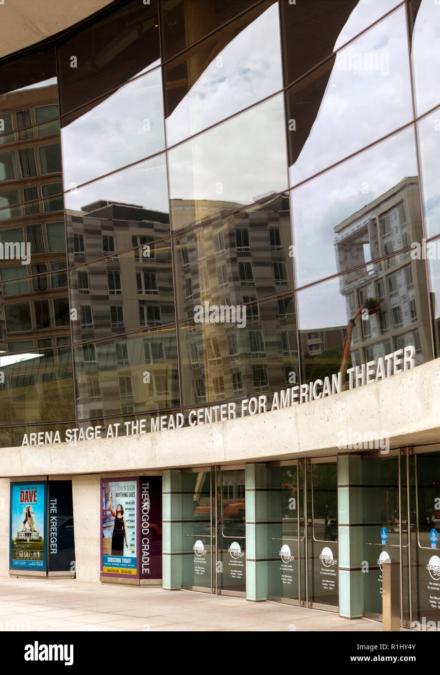 Arena Stage at the Mead center for American Theater Washington DC Stock