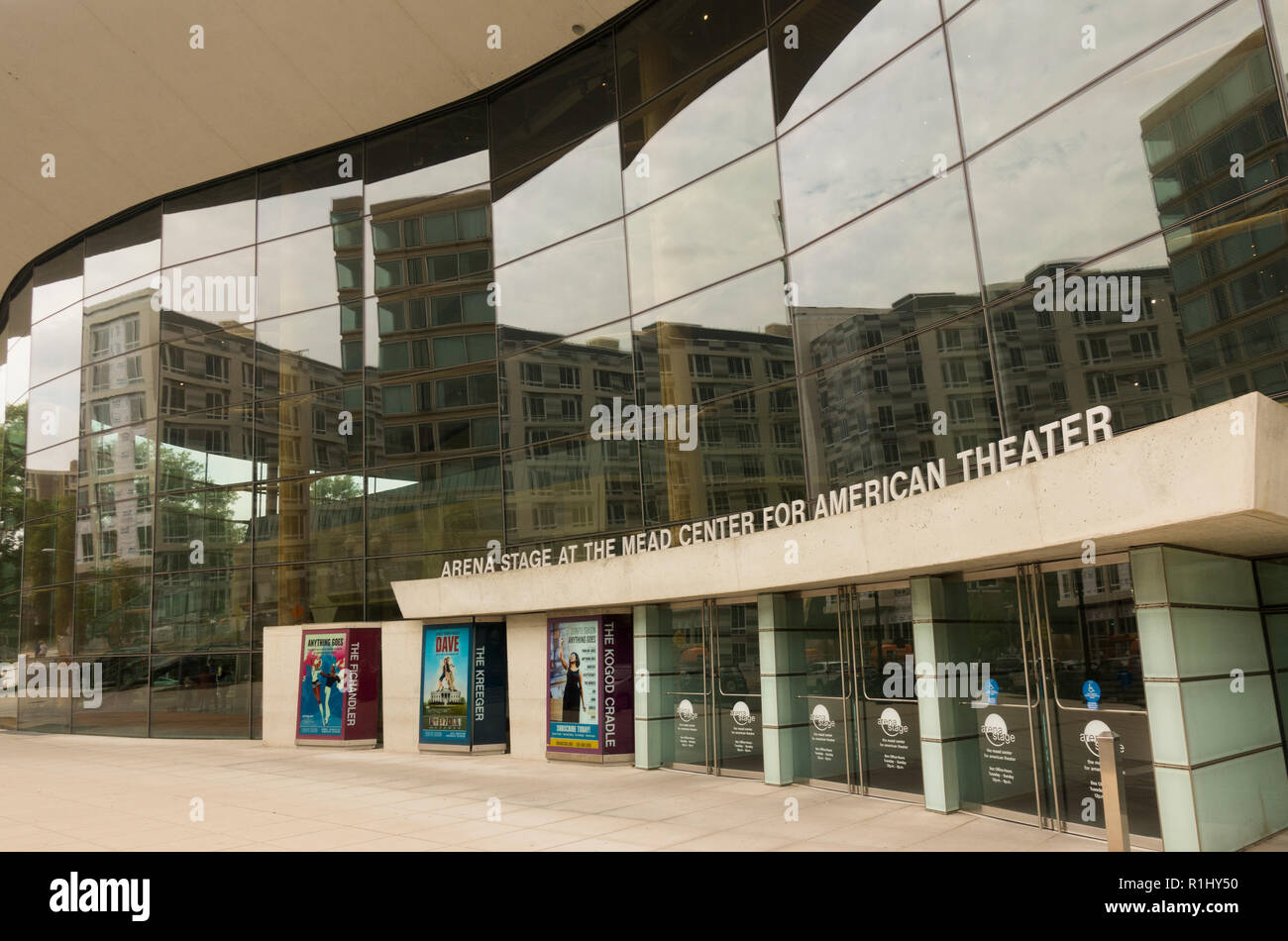 Arena Stage at the Mead center for American Theater Washington DC Stock