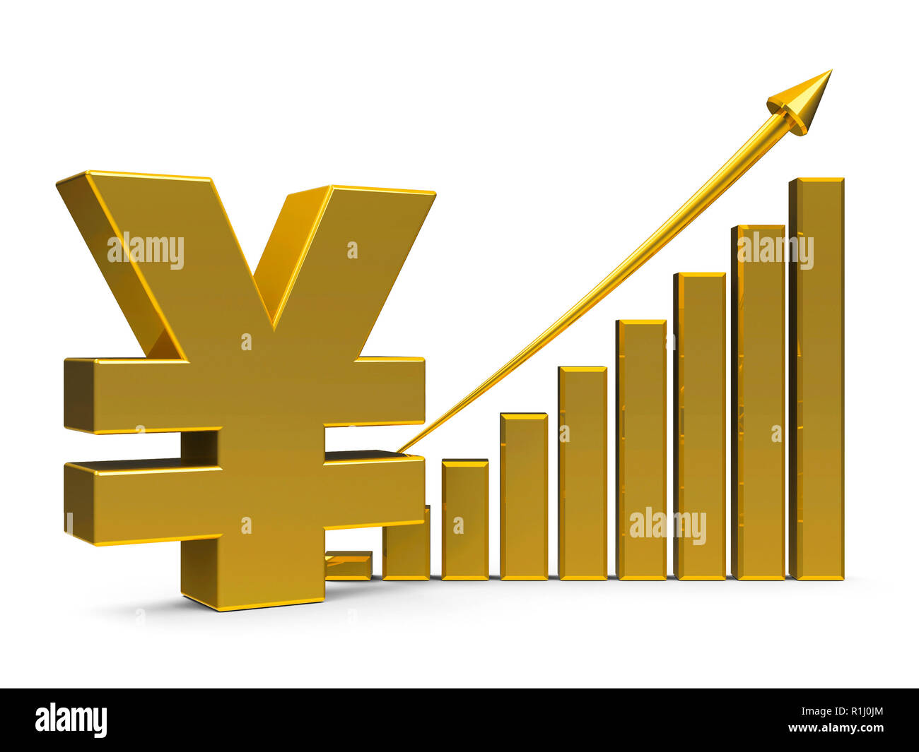 Yen gold graph hires stock photography and images Alamy