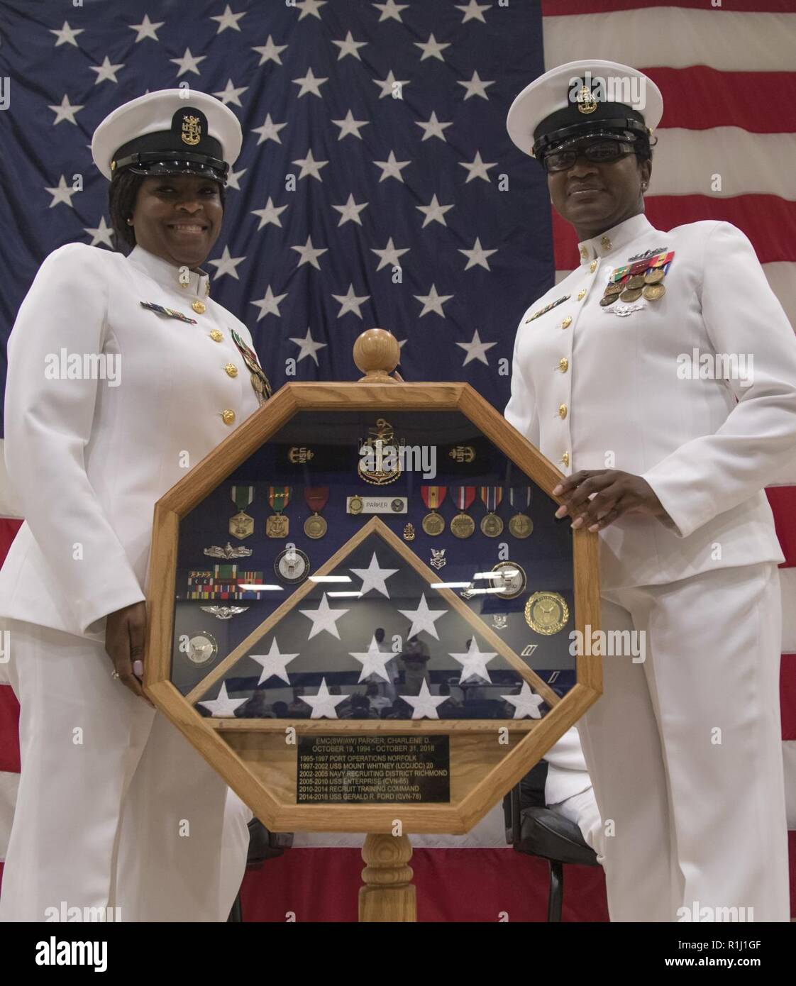 NORFOLK, Va. (Sept. 21, 2018) Chief Electrician's Mate Charlene Parker